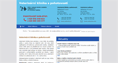 Desktop Screenshot of hosek-vet.cz